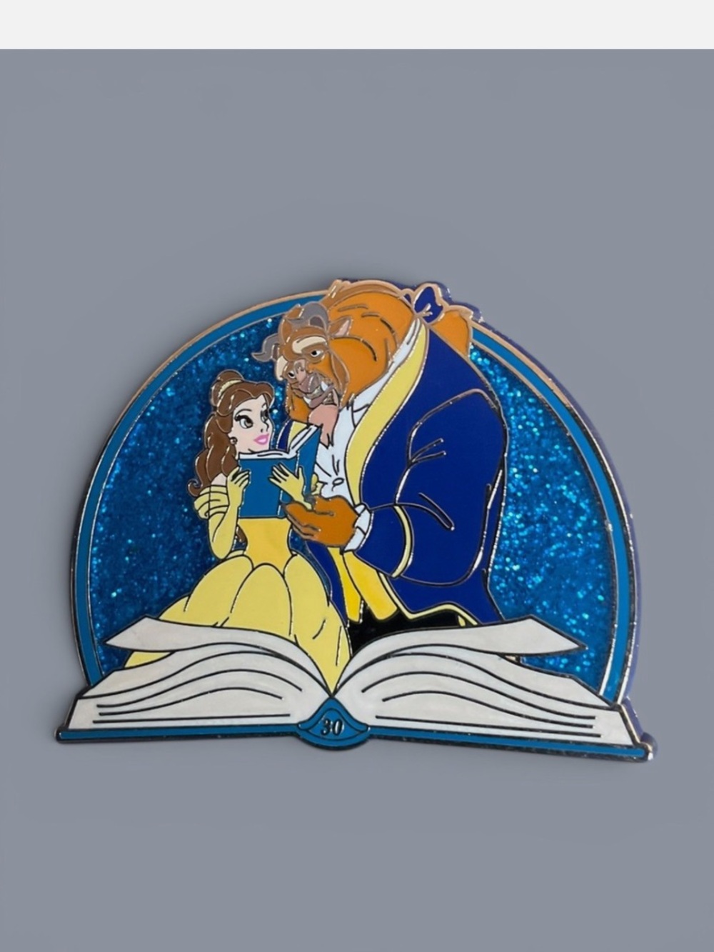 Disney Beauty and the Beast 30th Anniversary - Belle & Beast Gown Reading LE Pin